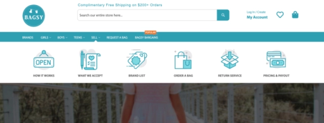 Bagsy Planned Desktop Heading