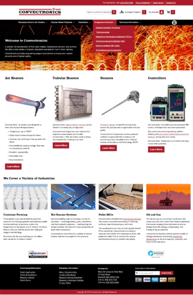 Modern Convectronics Ecommerce 2022